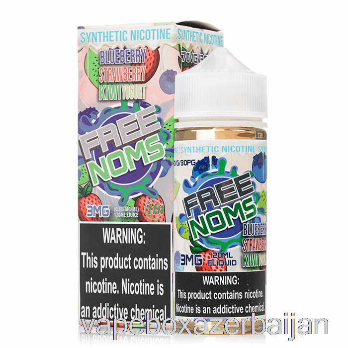 E-Juice Vape Blueberry Strawberry Kiwi Yogurt - Nomenon - 120mL 6mg